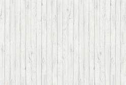 Fototapete DESIGNWALLS 2.0 - weiß-grau - Holzwand - 2,6 Meter