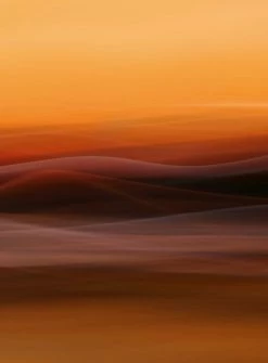 Fototapete DESIGNWALLS 2.0 - orange-gelb - 3D-Art - 2,6 Meter