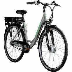 Zündapp Elektro Hollandrad Z502 - grau-grün - 28"
