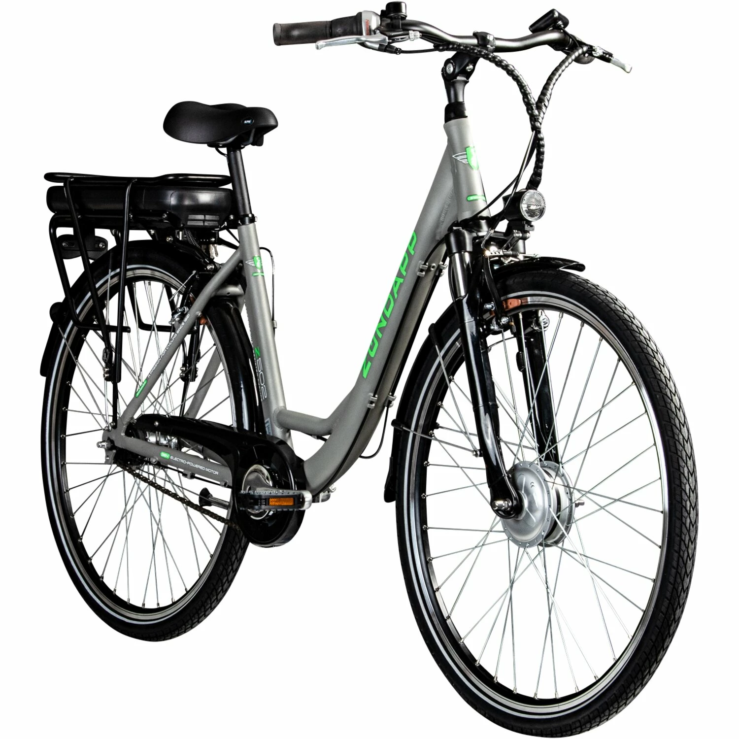Zündapp Elektro Hollandrad Z502 - grau-grün - 28" 1 Zündapp Elektro Hollandrad Z502 - grau-grün - 28"