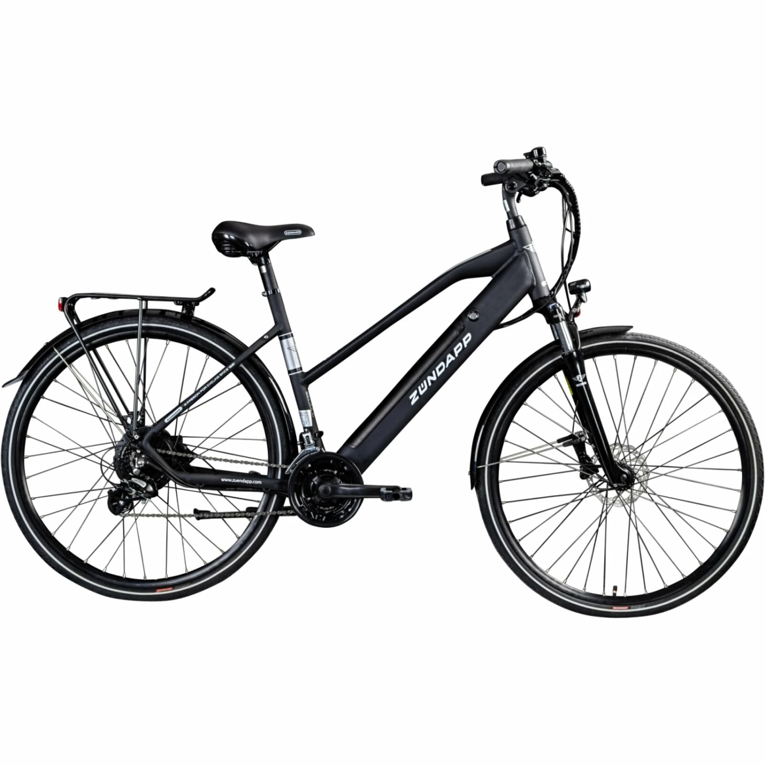 Zündapp Elektro Damen-Trekkingrad Z810 - schwarz - 50 cm 2 Zündapp Elektro Damen-Trekkingrad Z810 - schwarz - 50 cm – Bild 2