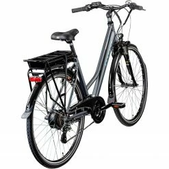 Zündapp Elektro Trekking-Damenrad GREEN 7.7 - grau - 48 cm Rahmenhöhe -Baumarkt Verkaufsgeschäft 9004978900 03 1600Wx1600H