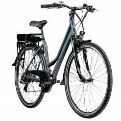 Zündapp Elektro Trekking-Damenrad GREEN 7.7 - grau - 48 cm Rahmenhöhe