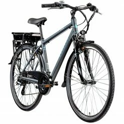 Zündapp Elektro Trekking-Herrenrad GREEN 7.7 - grau - 48 cm Rahmenhöhe