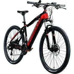 Zündapp Elektro Mountainbike Z801 - schwarz-rot - 48 cm