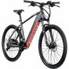 Zündapp Elektro Mountainbike Z808 - grau-rot - 48 cm