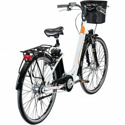 Zündapp Elektro Damenrad Z517 - weiß-orange - 48 cm Rahmenhöhe -Baumarkt Verkaufsgeschäft 9004980400 03 1600Wx1600H