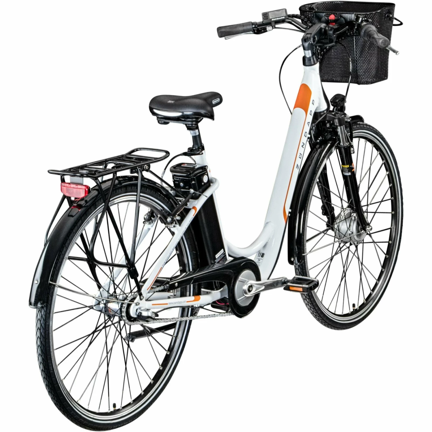 Zündapp Elektro Damenrad Z510 - weiß-orange - 48 cm Rahmenhöhe 3 Zündapp Elektro Damenrad Z510 - weiß-orange - 48 cm Rahmenhöhe – Bild 3