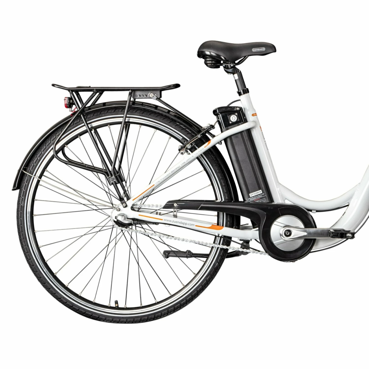 Zündapp Elektro Damenrad Z510 - weiß-orange - 48 cm Rahmenhöhe 4 Zündapp Elektro Damenrad Z510 - weiß-orange - 48 cm Rahmenhöhe – Bild 4
