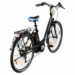 Zündapp Elektro Cityrad Z505 - schwarz-blau - 48 cm Rahmenhöhe -Baumarkt Verkaufsgeschäft 9004980700 03 1600Wx1600H