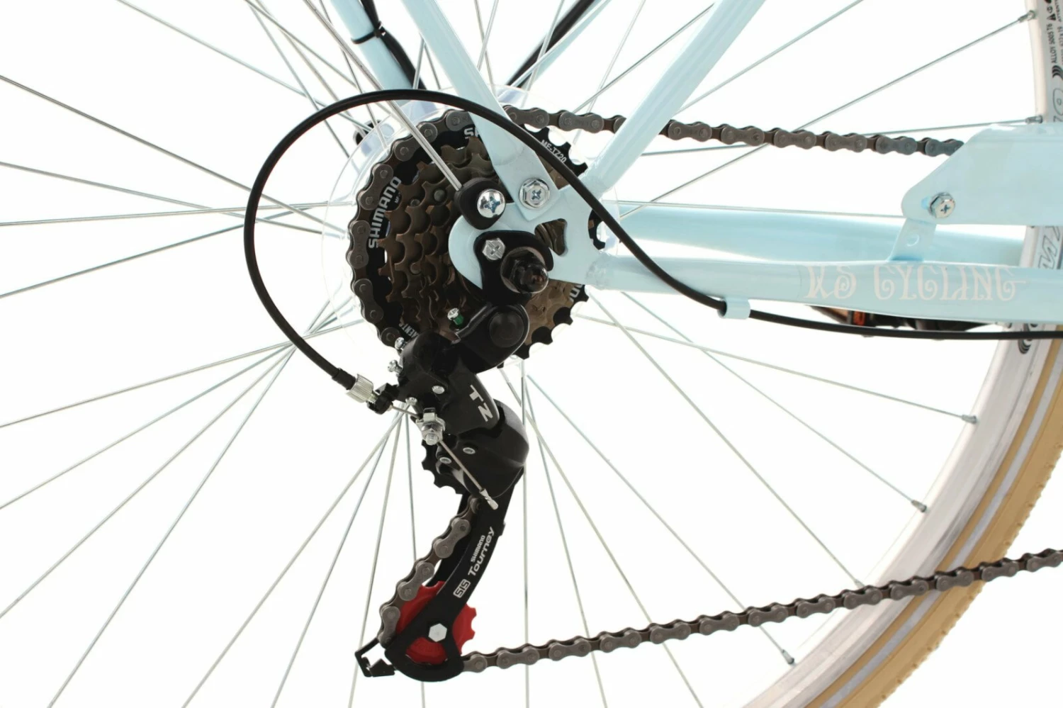 KS Cycling Damenfahrrad 28'' CASINO - hellblau - Rahmenhöhe 53 cm 3 KS Cycling Damenfahrrad 28'' CASINO - hellblau - Rahmenhöhe 53 cm – Bild 3