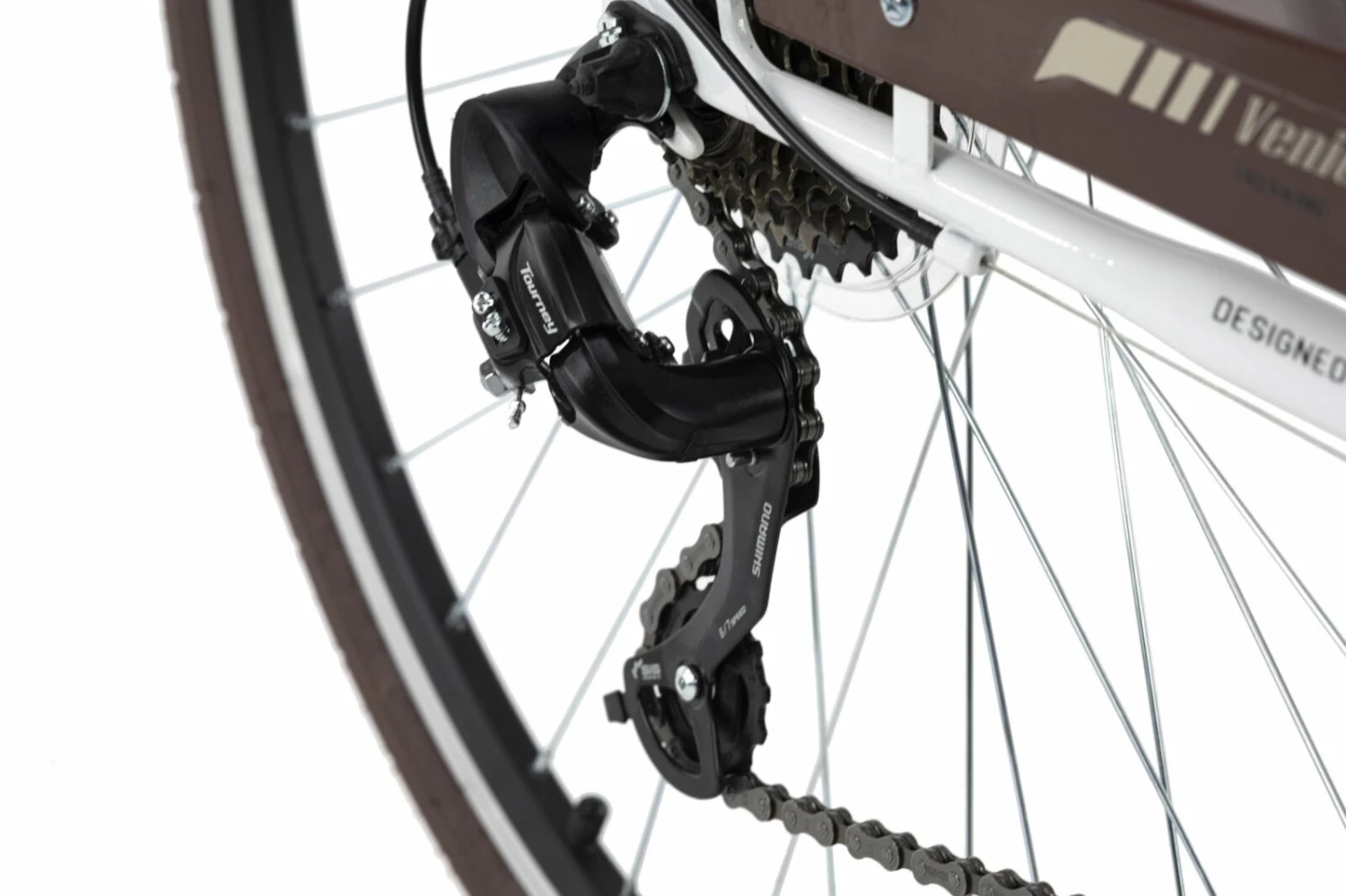 KS Cycling Herren-Trekkingrad 28'' VENICE - weiß - 53 cm Rahmenhöhe 4 KS Cycling Herren-Trekkingrad 28'' VENICE - weiß - 53 cm Rahmenhöhe – Bild 4