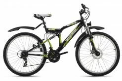 KS Cycling Mountainbike ATB Fully 26'' ZODIAC - schwarz - 48 cm Rahmenhöhe