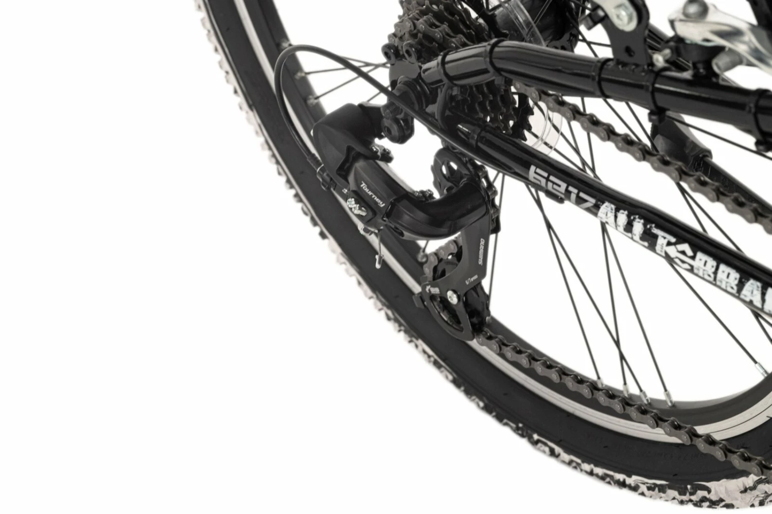 KS Cycling Kinder-Mountainbike ATB FULLY CRUSHER 24'' - schwarz-weiß - 36 cm Rahmenhöhe 3 KS Cycling Kinder-Mountainbike ATB FULLY CRUSHER 24'' - schwarz-weiß - 36 cm Rahmenhöhe – Bild 3