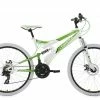 KS Cycling Mountainbike FULLY 26'' TOPEKA - weiß-grün - 44 cm Rahmenhöhe