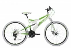 KS Cycling Mountainbike FULLY 26'' TOPEKA - weiß-grün - 44 cm Rahmenhöhe
