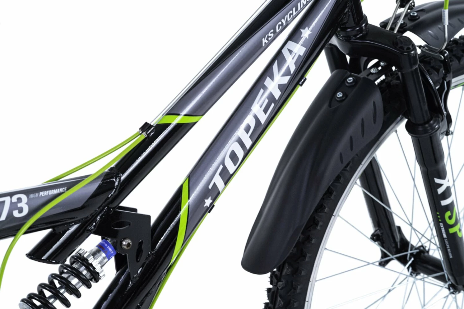 KS Cycling Mountainbike Fully ATB 26'' TOPEKA - grau-grün - Rahmenhöhe 48 cm 4 KS Cycling Mountainbike Fully ATB 26'' TOPEKA - grau-grün - Rahmenhöhe 48 cm – Bild 4