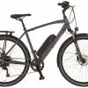 PROPHETE ENTDECKER Herren Trekking E-Bike 28'' - grau - Rahmenhöhe 52 cm