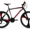 KS Cycling Mountainbike HARDTAIL 26'' SHARP - schwarz-rot - 51 cm Rahmenhöhe