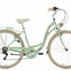 KS Cycling Damenfahrrad 28'' CASINO - mint - Sattel weiß - Rahmenhöhe 48 cm
