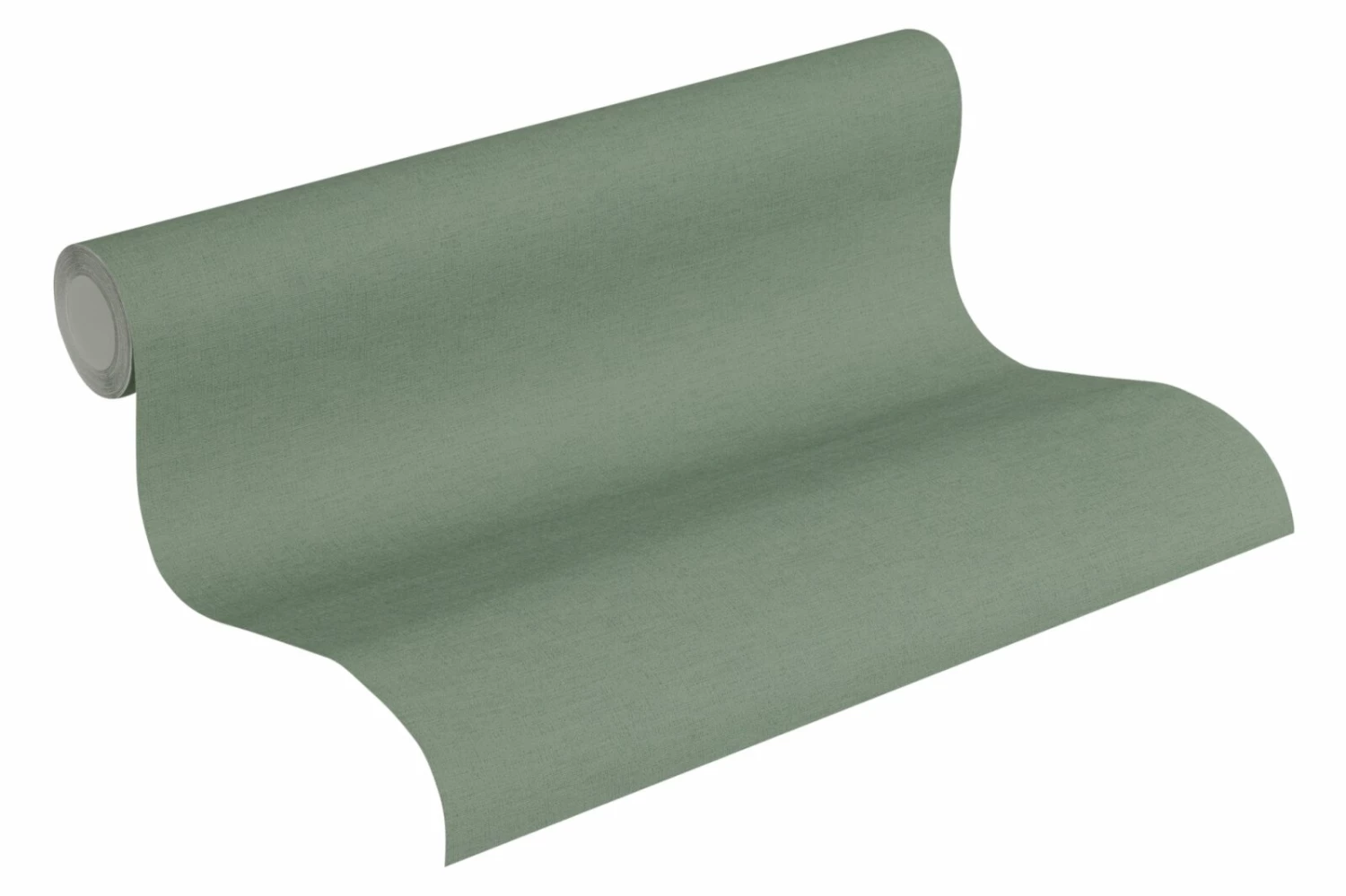 Vliestapete - Uni - dunkelgrün - 10 Meter 2 Vliestapete - Uni - dunkelgrün - 10 Meter – Bild 2