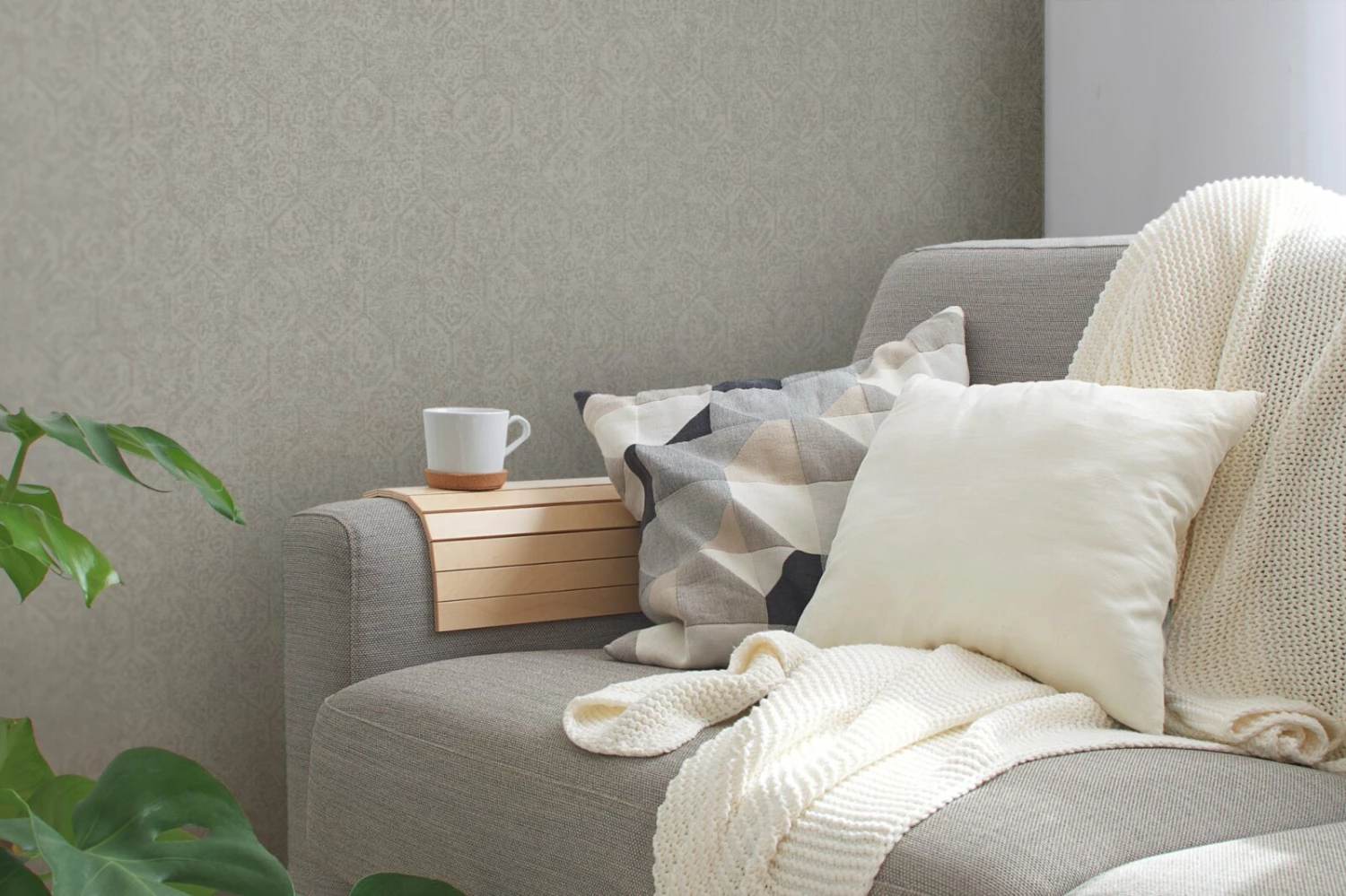 Vliestapete - Uni - creme - 10 Meter 4 Vliestapete - Uni - creme - 10 Meter – Bild 4