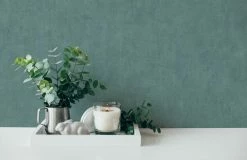 Vliestapete - Uni - blau-grün - 10 Meter -Baumarkt Verkaufsgeschäft 9005192500 04 1600Wx1600H