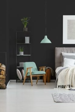 Vliestapete - Uni - schwarz - 10 Meter -Baumarkt Verkaufsgeschäft 9005195200 04 1600Wx1600H