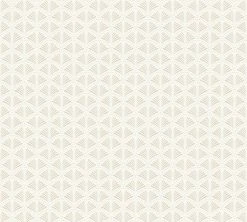 Vliestapete - beige-weiß - Grafik - 10 Meter