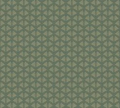Vliestapete - grün-gold - Grafik - 10 Meter