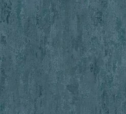 Vliestapete - blau glänzend - Uni - 10 Meter