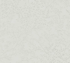 Vliestapete - grau - Blumen - 10 Meter