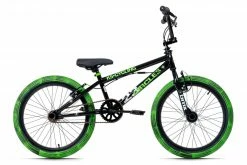 KS Cycling BMX FREESTYLE 20'' 23 CIRCLES - schwarz-grün - Rahmenhöhe 25 cm