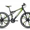 KS Cycling Mountainbike FULLY 27,5'' SCRAWLER - schwarz-grün - 46 cm Rahmenhöhe