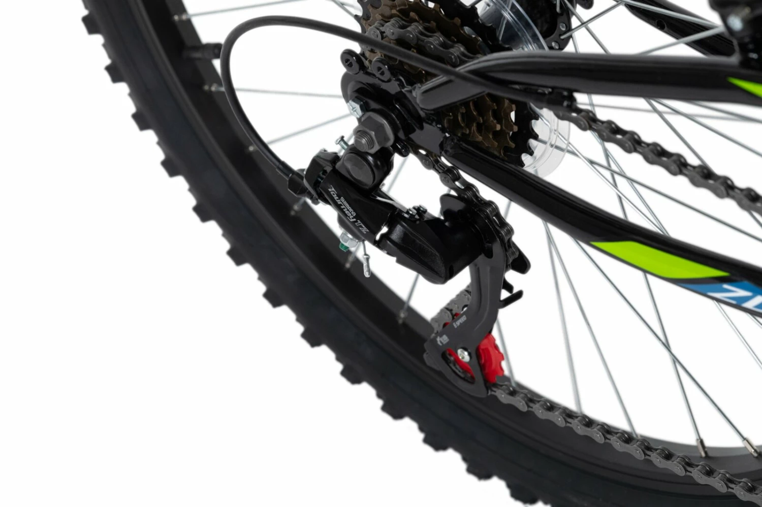 KS Cycling Kinder-Mountainbike FULLY 24" ZODIAC - weiß-grün - 38 cm Rahmenhöhe 3 KS Cycling Kinder-Mountainbike FULLY 24" ZODIAC - weiß-grün - 38 cm Rahmenhöhe – Bild 3