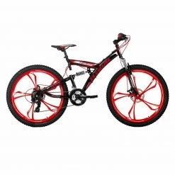 KS Cycling Mountainbike FULLY 26'' TOPSPIN - schwarz-rot - RH 46 cm
