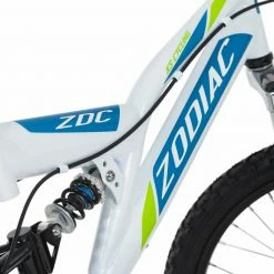 KS Cycling Kinder-Mountainbike FULLY 20" ZODIAC - weiß-grün - 31 cm Rahmenhöhe -Baumarkt Verkaufsgeschäft 9005381500 04 1600Wx1600H