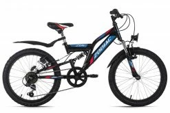 KS Cycling Kinder-Mountainbike FULLY ATB 20'' ZODIAC - schwarz-rot - 31 cm Rahmenhöhe