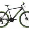 KS Cycling Mountainbike HARDTAIL CRUSHER 26" - schwarz-grün - 51 cm Rahmenhöhe