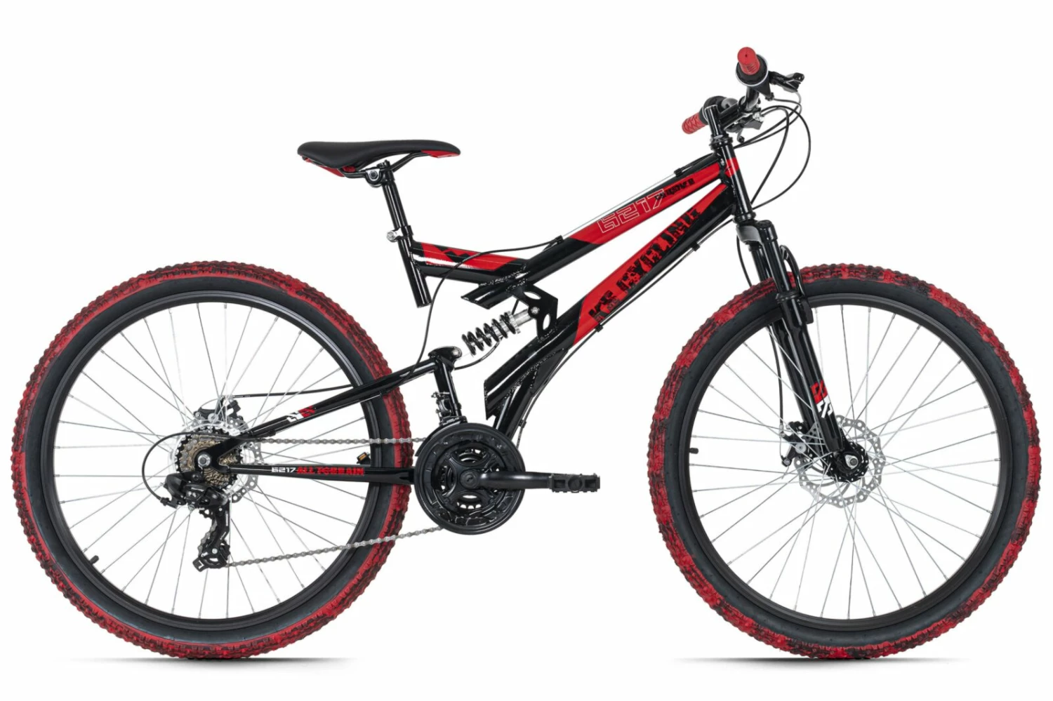 KS Cycling Mountainbike FULLY 26'' CRUSHER - schwarz-rot - 44 cm Rahmenhöhe 1 KS Cycling Mountainbike FULLY 26'' CRUSHER - schwarz-rot - 44 cm Rahmenhöhe