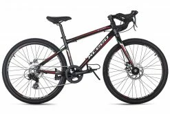KS Cycling Gravelbike Rennrad Xceed 24'' - schwarz-rot - 36 cm Rahmenhöhe